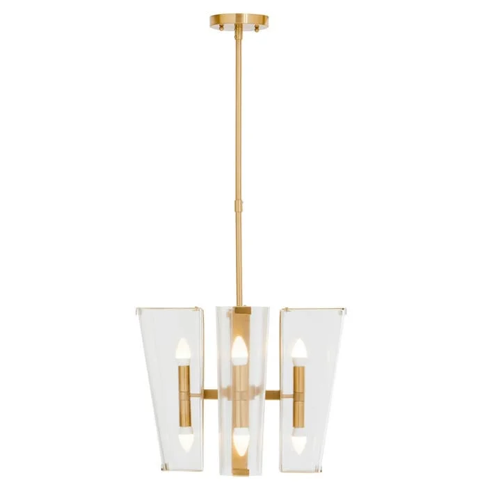 MKD - Celeste Antique Brass Finish Pendant Light