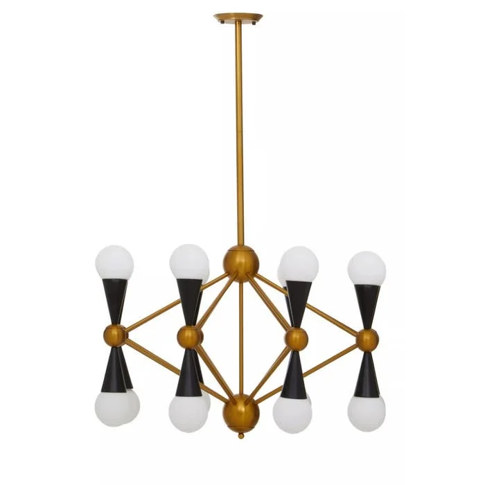 MKD - Orko Brass And Black Metal Pendant Light