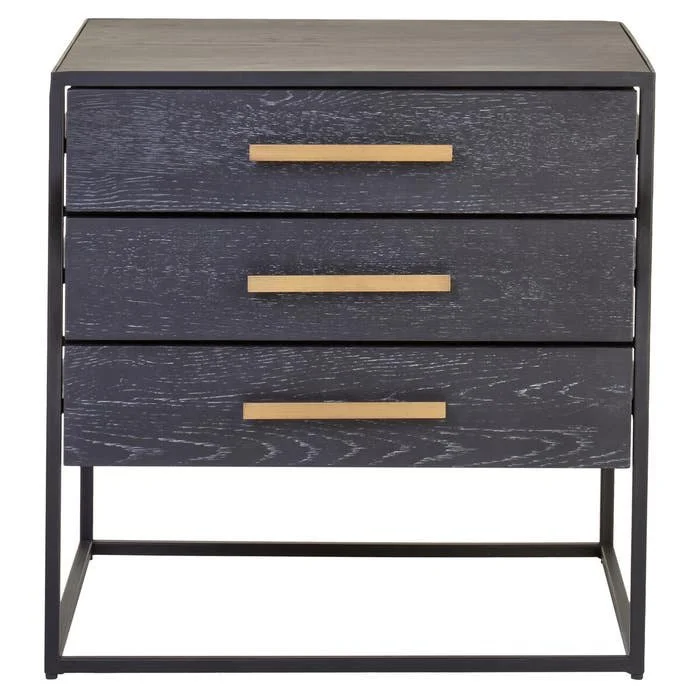 MKD - Judd Three Drawer Side Table