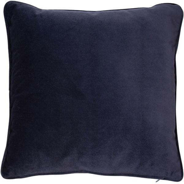 VELVET PIPED NAVY 43 X 43